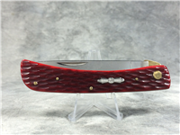 ROUGH RIDER RR304 Red Jigged Bone Single-Blade Linerlock