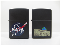 NASA Black Matte Double Lighter Gift Set (Zippo, 1999)