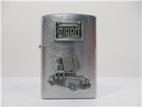 ZIPPO CAR EMBLEM & Bradford PA Key Chain Lighter Gift Set in Tin (Zippo, 1998)
