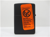 MAJESTIC EAGLE Black Matte Lighter with Gold Leaf Inlay (Zippo, Toledo Series, 1996)