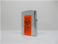 Barrett Smythe EAGLE OVER MESA Polished Chrome Lighter with Emblem (Zippo, 250BBS B148, 1997)