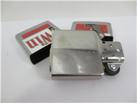 WINSTON Vintage Cigarette Pack Design Brushed Chrome Lighter (Zippo, 1999)