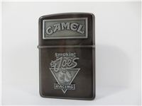 SMOKIN' JOE'S RACING Emblem Brushed Midnight Chrome Lighter (Zippo, 1993)