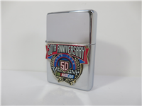 NASCAR 50TH ANNIVERSARY Polished Chrome Lighter (Zippo, 1996)