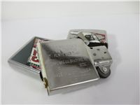 #23 TEAM WINSTON/NO BULL Nascar Brushed Chrome Double-Sided Lighter (Zippo, 1998)