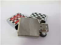 WINSTON RACING CHECKERED FLAG Polished Chrome Lighter (Zippo, 1999)