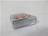 WINSTON RACING CHECKERED FLAG Polished Chrome Lighter (Zippo, 1999)