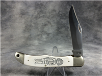 Schrade+ USA Scrimshawed Limited Edition Kachina Dancer Folding Hunter