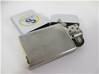 C & O FOR PROGRESS/Chesapeake and Ohio Railway Polished Chrome Slim Advertising Lighter (Zippo, 1967)