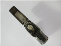 Rare CAUBLE RANCH/CUTTER BILL (Cowboy Mafia) Polished Chrome Slim Advertising Lighter (Zippo, 1967)