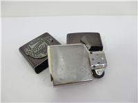 60TH ANNIVERSARY Brushed Midnight Chrome Lighter with Pewter Emblem in Collectors Tin (Zippo, 1992)