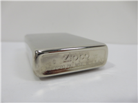 60TH ANNIVERSARY White Nickel Lighter with Pewter Emblem in Collectors Tin (Zippo, 1992)