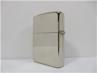 60TH ANNIVERSARY White Nickel Lighter with Pewter Emblem in Collectors Tin (Zippo, 1992)