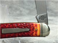 REMINGTON NEW TANG Red Orange Jigged 5" Toothpick Bullet Knife