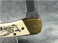 Schrade+ USA Scrimshawed Limited Edition Lockback 