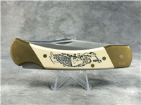 Schrade+ USA Scrimshawed Limited Edition Lockback 