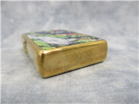 10TH ANNIVERSARY Jaguar At Turtle Falls Brass Lighter & Collectible Tin (Zippo, Mysteries of the Forest, 1995)