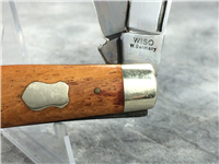 WISO W. Germany Wood 3-Blade Stockman