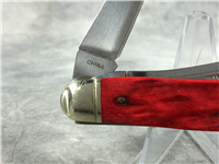 MARBLE'S QUALITY KNIVES Red Jigged Stockman