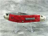 MARBLE'S QUALITY KNIVES Red Jigged Stockman