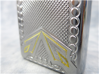 DAGGER Laser Engraved Brushed Chrome Armor Case Lighter (Zippo, 28808, 2015)