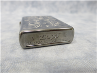 FILIGREE PATTERN Laser Engraved Front/Side/Top/Back Black Ice Lighter (Zippo, 28833, 2015)