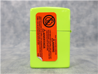 ZIPPO LOGO Neon Yellow Lighter (Zippo, 28887ZL, 2015)