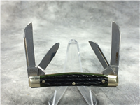 J.D.C KANE PA Mint Green Jigged Bone 3-1/8" 4-Blade Congress