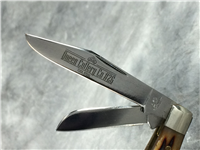 QUEEN CUTLERY CO # 26 Brown Jigged Bone Stockman