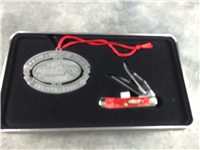 2008 Case 62154 W SS Christmas Ornament & Red Trapper