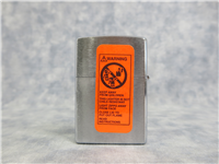 MADE IN USA/AMERICAN FLAG Brushed Chrome Lighter (Zippo, 1996)