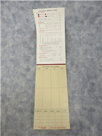 Drink Coca-Cola Delicious & Refreshing Contract Bridge Score Pad