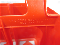 Vintage Red Plastic Coke/Coca-Cola KING SIZE (6) 10-12 oz. Bottle Carrier/Holder