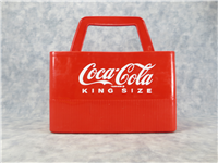 Vintage Red Plastic Coke/Coca-Cola KING SIZE (6) 10-12 oz. Bottle Carrier/Holder