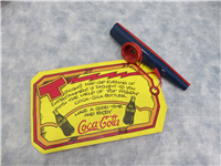 Coca-Cola Child Size Felt Cap/Hat & 'Trash of the Thirties' Kazoo Toy