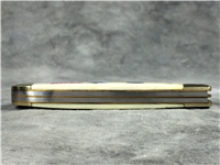 NATIONAL RIFLE ASSOCIATION NRA 2nd Amendment Smooth White Bone Trapper Knife