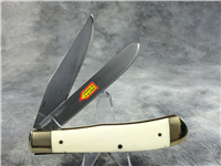 NATIONAL RIFLE ASSOCIATION NRA 2nd Amendment Smooth White Bone Trapper Knife