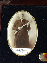 BROWNING *John M. Browning* TRIPLE TRIBUTE  Set in Cherry Wood Display Box