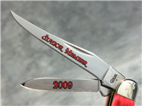2009 Case 620096 SS Red Collectors Club regular Member Toothpick