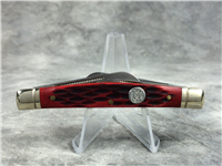 ROUGH RIDER Red Jigged Bone 3-5/8" Congress