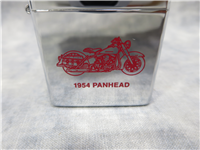 1954 PANHEAD Motorcycle Polished Chrome Lighter (Zippo, #250, 1994)