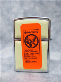 Engraveable Cream Ultralite Chip Polished Chrome Lighter (Zippo, #356, 1993)