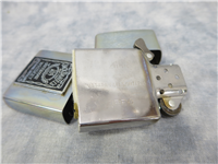 JACK DANIELS LOGO Emblem Brushed Chrome Lighter (Zippo, 1992)