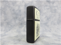 SHIP SCRIMSHAW Black Matte Lighter (Zippo, 1992)