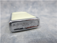 WHALE SCRIMSHAW Polished Chrome Slim Lighter (Zippo, 1990)