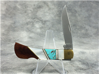 CAMILLUS SWORD BRAND Wood / Celluloid Folding Lockback