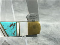 CAMILLUS SWORD BRAND Wood / Celluloid Folding Lockback