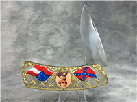 GENERAL ROBERT E. LEE Collectors Single-Blade Linerlock  with Pin