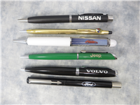 NISSAN Ford VOLKSWAGEN Volvo JEEP Event Roller/Ball Point Pen/Pencil Lot of 6