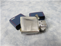 ZIPPO BORDER Matte Navy Blue Lighter (Zippo, #220ZB, 1991)